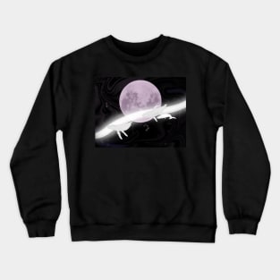 Whales in Space Crewneck Sweatshirt